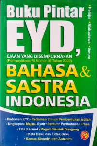 Buku Pintar EYD, Bahasa & Sastra Indonesia