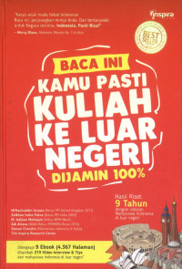 Image of Kamu Pasti Kuliah Ke Luar Negeri Dijamin 100%